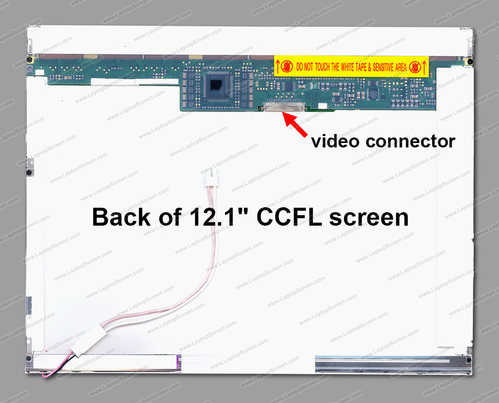 12.1-inch Screen (9.6"x7.3") XGA (1024x768) Matte CCFL 1-Bulb  LP121X05(A2)(E1)