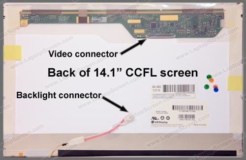 14.1-inch WideScreen (12"x7.4") WXGA (1280x800) Matte CCFL 1-Bulb LP141WX1(TL)(P3)