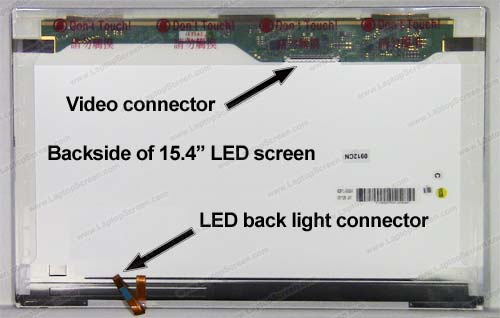 15.4-inch WideScreen (13.1"x8.2") WXGA (1280x800)  Matte LED LTN154AT12-005