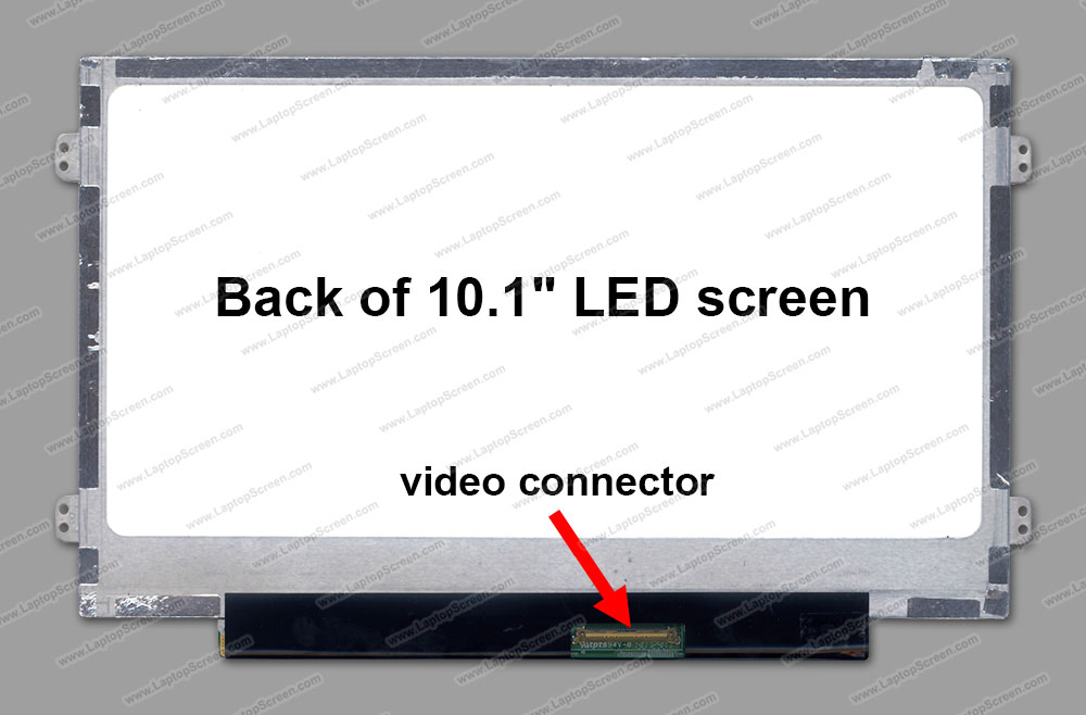 10.1-inch WideScreen (8.74"x4.92") WSVGA (1024x600) Matte LED HSD101PFW8