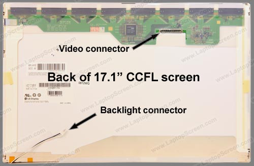 17-inch WideScreen (14.4"x9") WSXGA+ (1680x1050) Glossy CCFL 1-Bulb LP171WE2(TL)(A1)