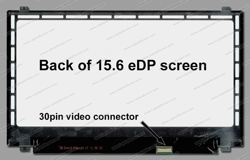 15.6-inch WideScreen (13.6"x7.6")Â  WXGA (1366x768) HD Glossy LED N156BGE-EA1