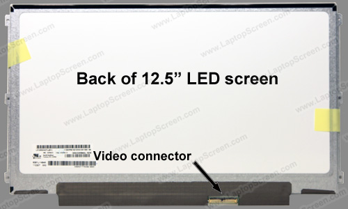 12.5-inch WideScreen (10.2"x6.4") WXGA (1366x768) HD Matte LED LTN125AT01-401