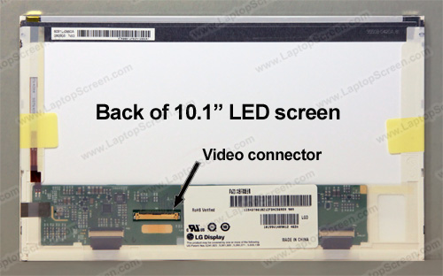 10.1-inch WideScreen (8.74"x4.92") WSVGA (1024x576) Matte LED N101N6-L03 REV.C1