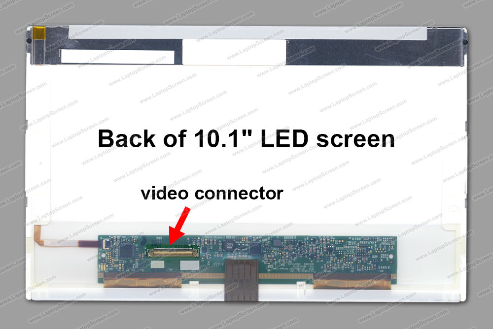 10.1-inch WideScreen (8.74"x4.92") WSVGA (1024x600) Matte LED N101L6-L0A
