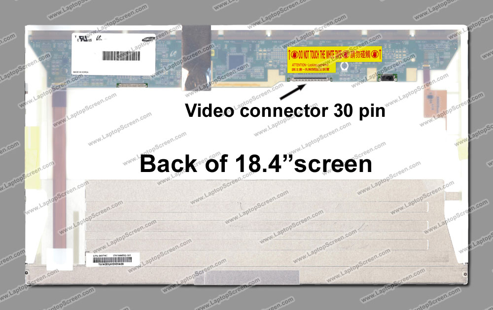 18.4-inch WideScreen (16.2"x9.1") WUXGA (1920x1080) Full HDÂ  Matte LED LTN184HT02-S01
