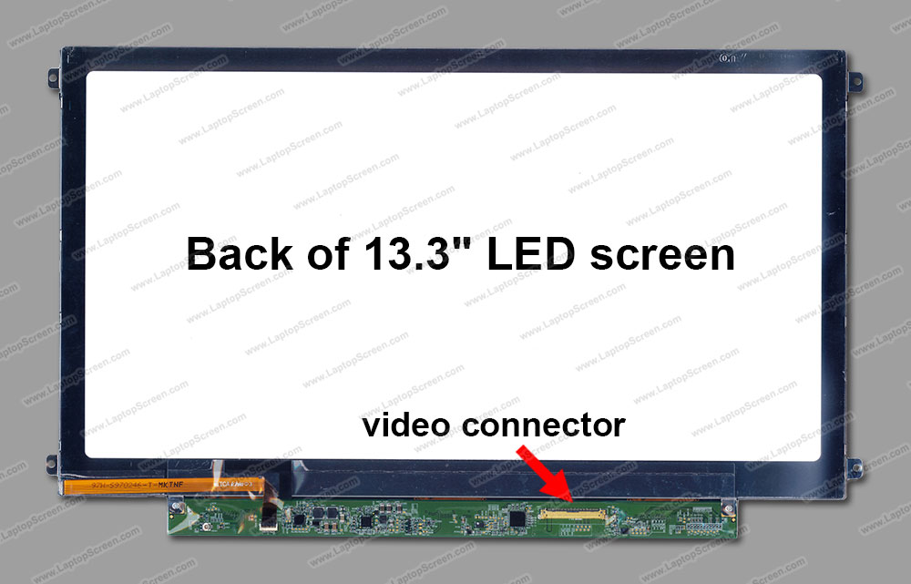 13.3-inch WideScreen (11.3"x7.1") WXGA (1366x768) HD Glossy LED LT133EE09300 V.03