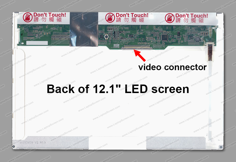 12.1-inch WideScreen (10.2"x6.4") WXGA (1280x800) Glossy LED B121EW09 V.5