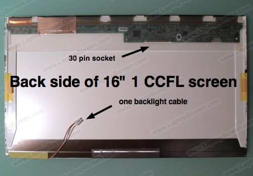16-inch WideScreen (14"x7.9")  WXGA (1366x768) HD Glossy CCFL 1-Bulb LTN160AT02-H02