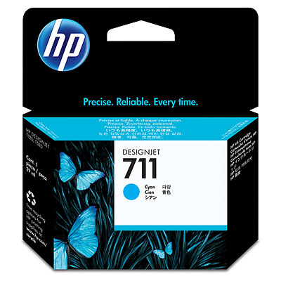 HP 711 29-ML CYAN DESIGNJET INK CARTRIDGE