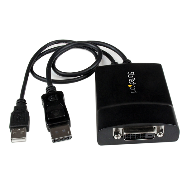 Adaptador de Video DisplayPort® a DVI - Convertidor DP++ - Doble Enlace - Activo