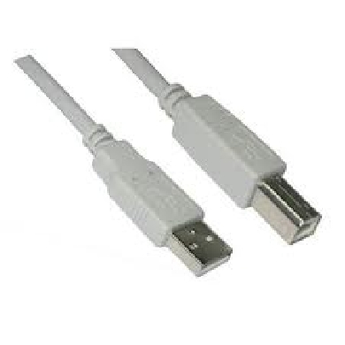 CABLE USB V2.0 A-B 1.8 METROS GRIS