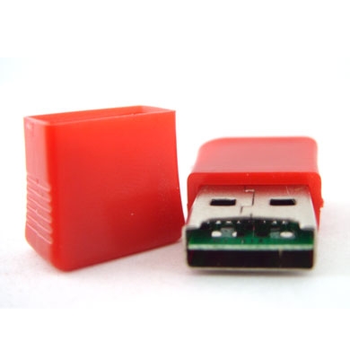 LECTOR USB V2.0 MICRO SD ROJO