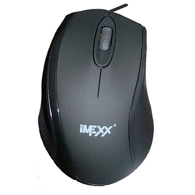 MOUSE BASICO NEGRO PS2 Y USB IMEXX