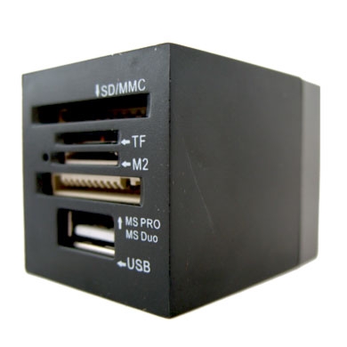HUB USB V2.0 3 PUERTOS+LECTOR TODO EN 1
