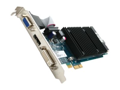 HIS H545H1GD1 Radeon HD 5450 Silence 1GB 64-bit DDR3 PCI Express x1 Low Profile Video Card with Eyefinity