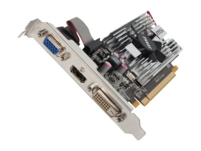 MSI R6570-MD2GD3/LP Radeon HD 6570 2GB 128-bit DDR3 PCI Express 2.1 x16 HDCP Ready Low Profile Video Card