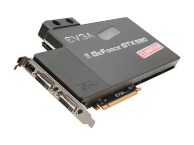 EVGA 03G-P3-1593-AR GeForce GTX 580 (Fermi) Classified Hydro Copper 3072MB 384-bit GDDR5 PCI Express 2.0 x16 HDCP Ready SLI Support Video Card