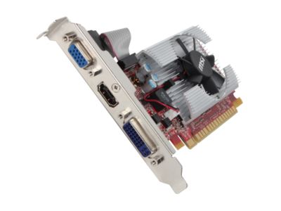 MSI N520GT-MD2GD3/LP GeForce GT 520 (Fermi) 2GB 64-bit DDR3 PCI Express 2.0 x16 HDCP Ready Low Profile Ready Video Card
