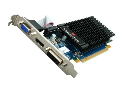 VisionTek 900315 Radeon HD 5450 (Cedar) 1GB 64-bit DDR3 PCI Express 2.1 x16 HDCP Ready Low Profile Ready Video Card