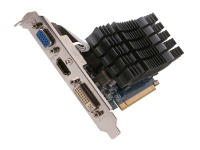 ASUS GT610-SL-1GD3-L GeForce GT 610 1GB 64-bit DDR3 PCI Express 2.0 x16 HDCP Ready Low Profile Ready Video Card