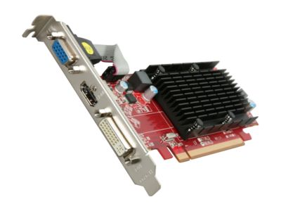 PowerColor Go! Green AX5450 1GBK3-SH Radeon HD 5450 (Cedar) 1GB 64-bit DDR3 PCI Express 2.1 x16 HDCP Ready Low Profile Ready Video Card