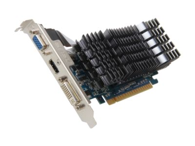 ASUS GT520-1GD3-CSM GeForce GT 520 (Fermi) 1GB 64-bit GDDR3 PCI Express 2.0 x16 HDCP Ready Low Profile Ready Video Card