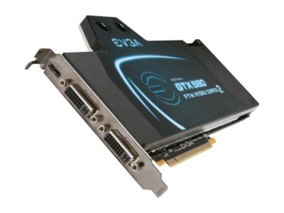 EVGA 03G-P3-1591-AR GeForce GTX 580 (Fermi) Hydro Copper 2 3072MB 384-bit GDDR5 PCI Express 2.0 x16 HDCP Ready SLI Support Video Card