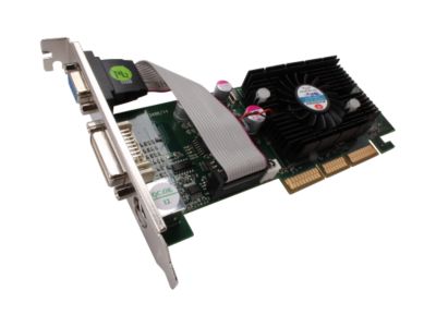 JATON 3DFORCE6200Xe GeForce 6200 512MB 64-bit DDR2 AGP 4X/8X Low Profile Ready Video Card