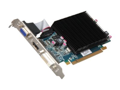 HIS H657H1G Radeon HD 6570 1GB 128-bit DDR3 PCI Express 2.1 x16 HDCP Ready Low Profile Ready Video Card