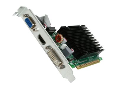 EVGA 01G-P3-1303-KR GeForce 8400 GS 1GB 64-bit DDR3 PCI Express 2.0 x16 HDCP Ready Low Profile Ready Video Card