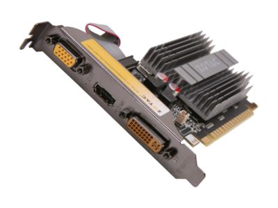 ZOTAC ZT-20313-10L GeForce 210 1GB 64-bit DDR3 PCI Express 2.0 x16 HDCP Ready Low Profile Ready Video Card