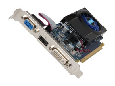 Galaxy 21GFE4HX2HUN GeForce 210 512MB 64-bit DDR2 PCI Express 2.0 x16 HDCP Ready Video Card