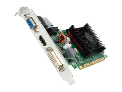 EVGA 512-P3-1310-LR GeForce 210 512MB 32-bit DDR3 PCI Express 2.0 x16 HDCP Ready Low Profile Video Card