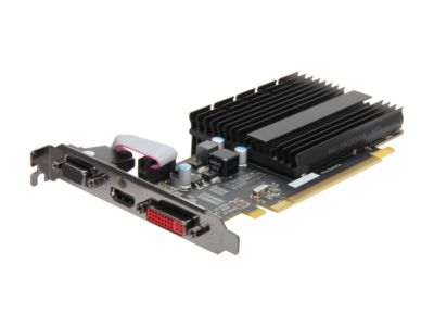 XFX HD-645X-ZQH2 Radeon HD 6450 1GB 64-bit DDR3 PCI Express 2.1 x16 HDCP Ready Low Profile Ready Video Card