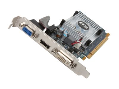 ECS NGT520C-2GQKL-F GeForce GT 520 (Fermi) 2GB 64-bit DDR3 PCI Express 2.0 x16 HDCP Ready Low Profile Ready Video Card