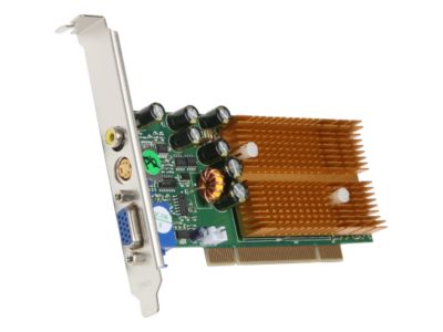 JATON Video-338PCI-128TV GeForce 6200 128MB 64-bit DDR PCI Low Profile Ready Video Card