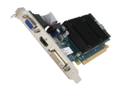 HIS H545HR1G Radeon HD 5450 1GB 64-bit DDR3 PCI Express 2.1 x16 HDCP Ready Low Profile Ready Video Card