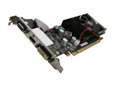 XFX PV-T86S-ZHF2 GeForce 8400 GS 1GB 64-bit DDR3 PCI Express 2.0 x16 HDCP Ready Low Profile Ready Video Card