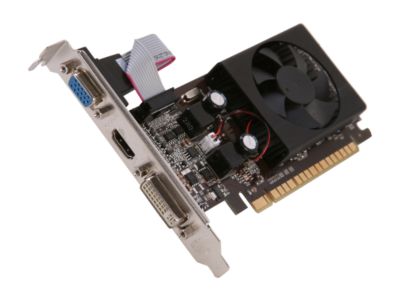 PNY VCG841024D3SXPB GeForce 8400 GS 1GB 64-bit DDR3 PCI Express 2.0 x16 HDCP Ready Video Card