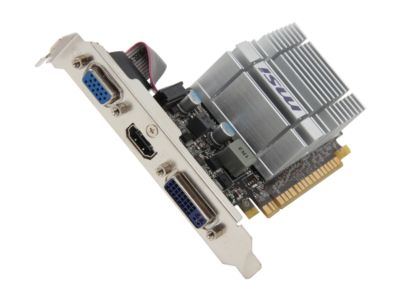 MSI N210-MD512D3H/TC GeForce 210 512MB onboard (TurboCache 1GB) 64-bit DDR3 PCI Express 2.0 x16 HDCP Ready Low Profile Ready Video Card