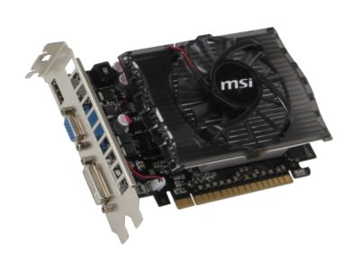 MSI N430GT-MD4GD3 GeForce GT 430 (Fermi) 4GB 128-bit DDR3 PCI Express 2.0 x16 HDCP Ready Video Card