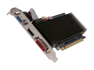 ECS NG210C-1GQM-H2 GeForce 210 1GB 64-bit DDR3 PCI Express 2.0 x16 HDCP Ready Video Card