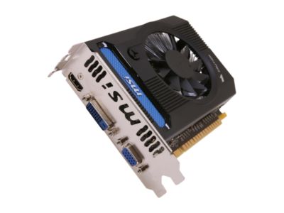 MSI N640GT-MD1GD3 GeForce GT 640 1GB DDR3 PCI Express 3.0 x16 HDCP Ready Video Card