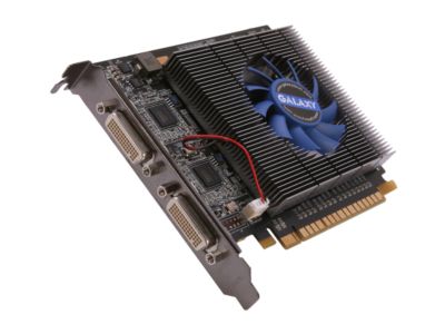 Galaxy MDT GeForce GT 610 1 GB DDR3 PCI Express 2.0 DMS59 x2 (DVI-D x4) Multi-Display Graphics Card, 61TGF4AM5UNX