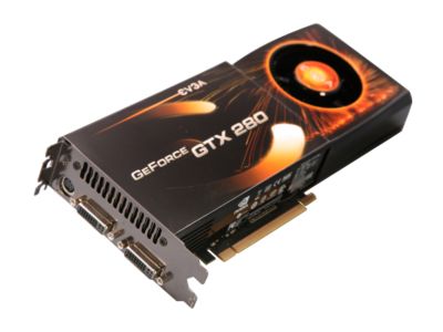 EVGA 01G-P3-1282-RX GeForce GTX 280 1GB 512-bit GDDR3 PCI Express 2.0 x16 HDCP Ready SLI Support Video Card