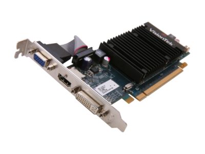VisionTek 400613 Radeon HD 5450 512MB DDR3 PCI Express 2.1 x16 HDCP Ready Video Card