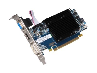 SAPPHIRE Radeon HD 5450 1GB 64-bit DDR3 PCI Express 2.1 x16 HDCP Ready 292DDR3L.