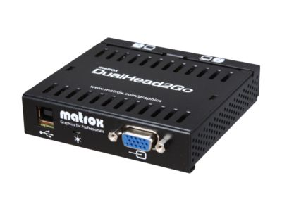 matrox DualHead2Go D2G-A2A-IF VGA Interface