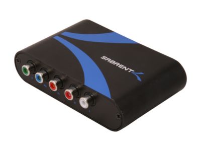 SABRENT Component (ypbpr) RGB Video And RCA Stereo Audio To HDMI Converter DA-COMP Component to HDMI Interface